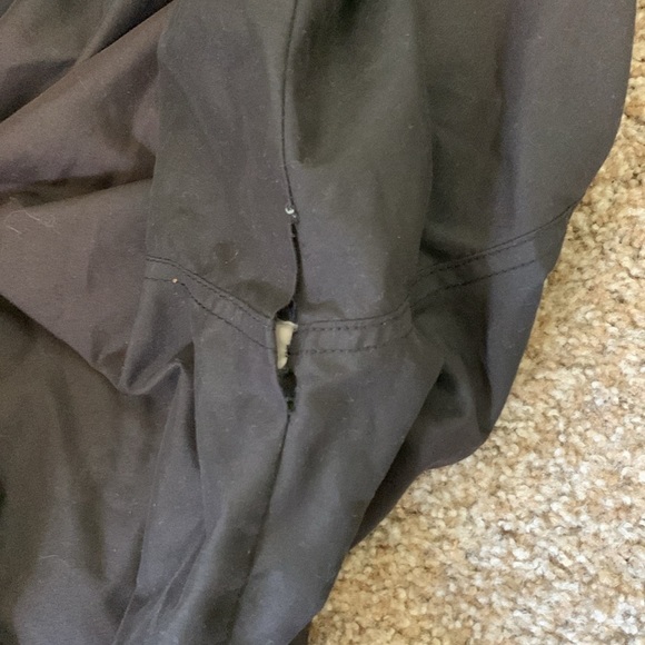 Chaps | Black zip front windbreaker loose cold weather jacket size extra… - Picture 10 of 10